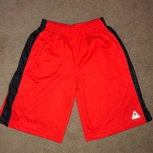 Orange boys Reebok shorts